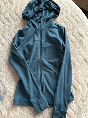 lululemon athletica Teal Hooded Full-Zip Utility Jacket